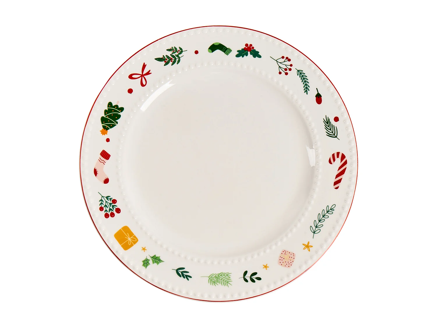 Set de 12 couverts de table SAFFRON Porcelaine Blanc