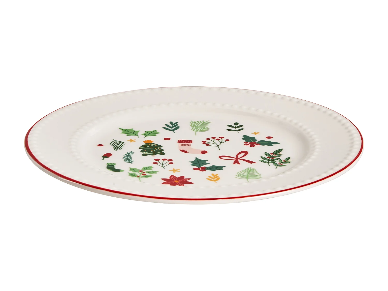Set de 12 couverts de table SAFFRON Porcelaine Blanc
