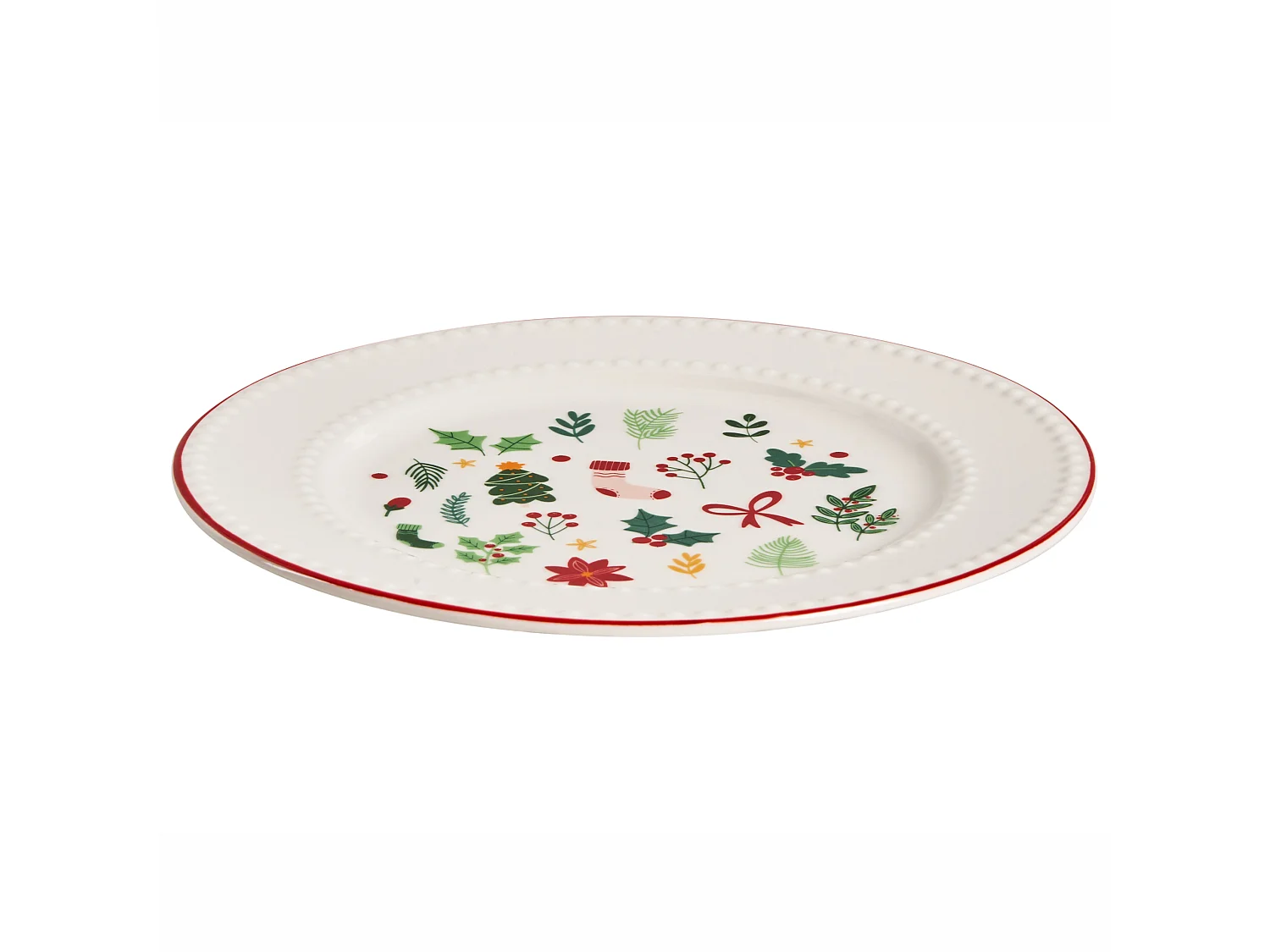 Set de 12 couverts de table SAFFRON Porcelaine Blanc