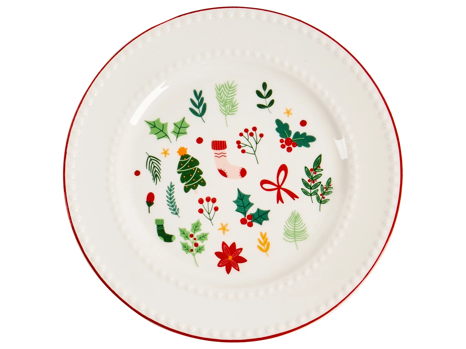 Set de 12 couverts de table SAFFRON Porcelaine Blanc