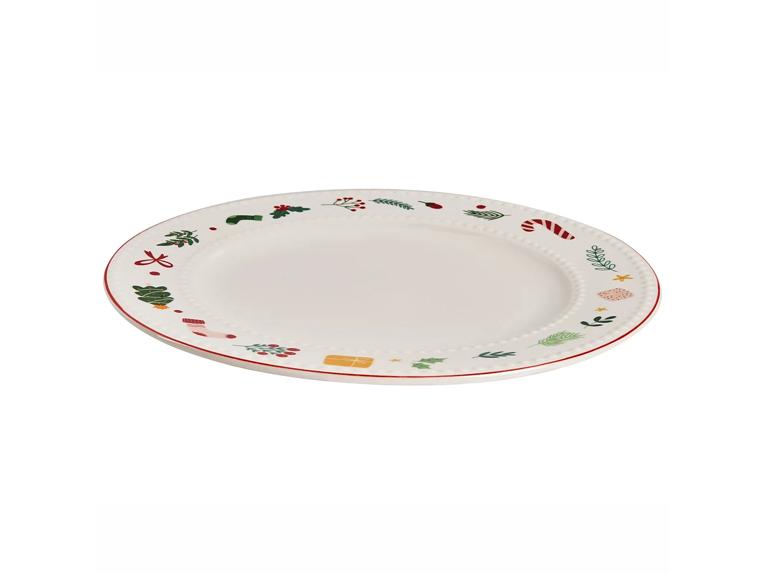 Set de 12 couverts de table SAFFRON Porcelaine Blanc