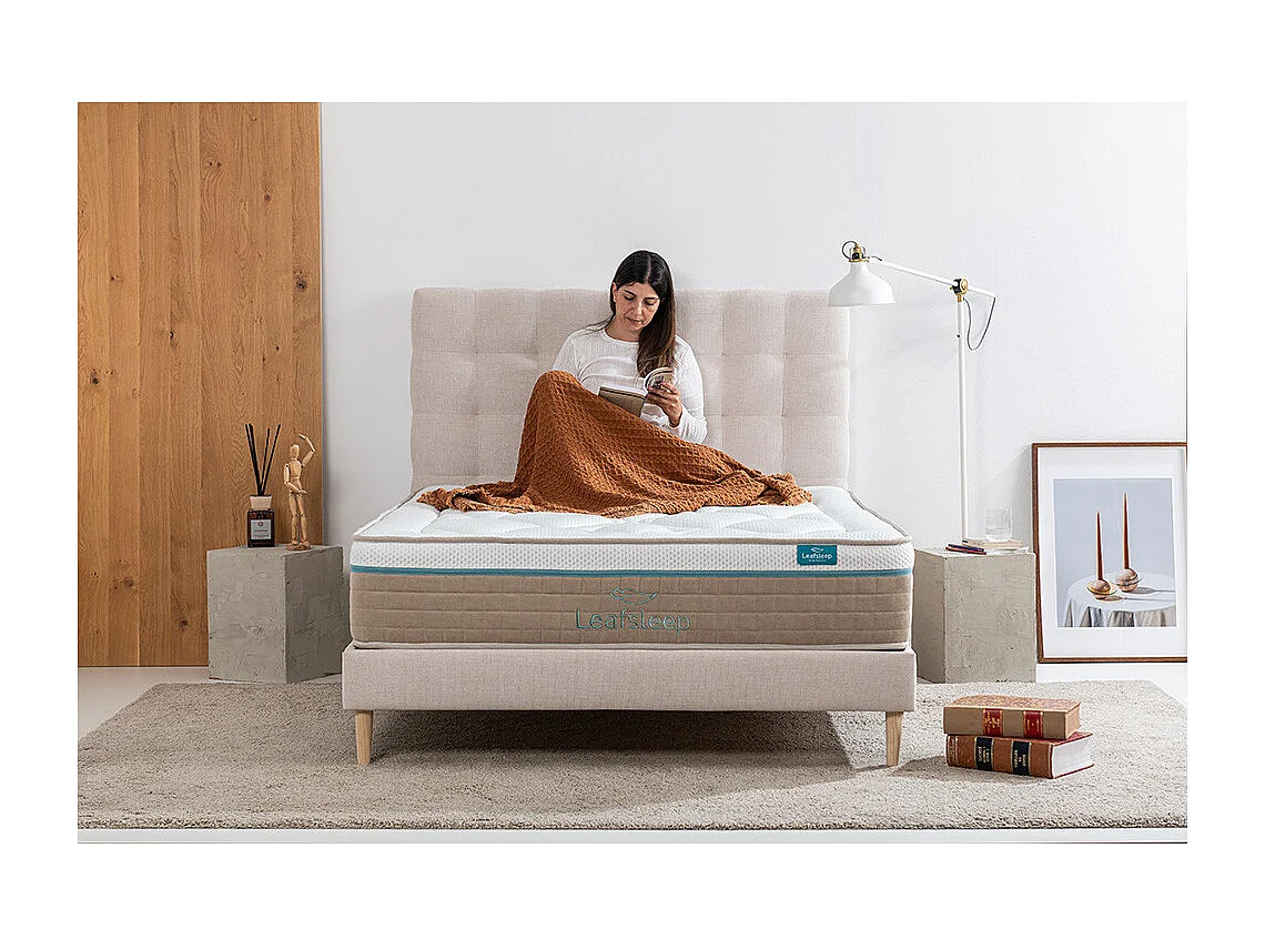 Colchón Leafsleep Nature Prime Viscogel 180x160 cm, 30 cm