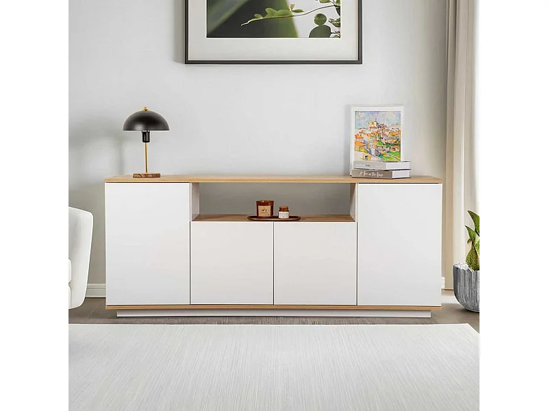 Buffet 4 portes en aggloméré Arista