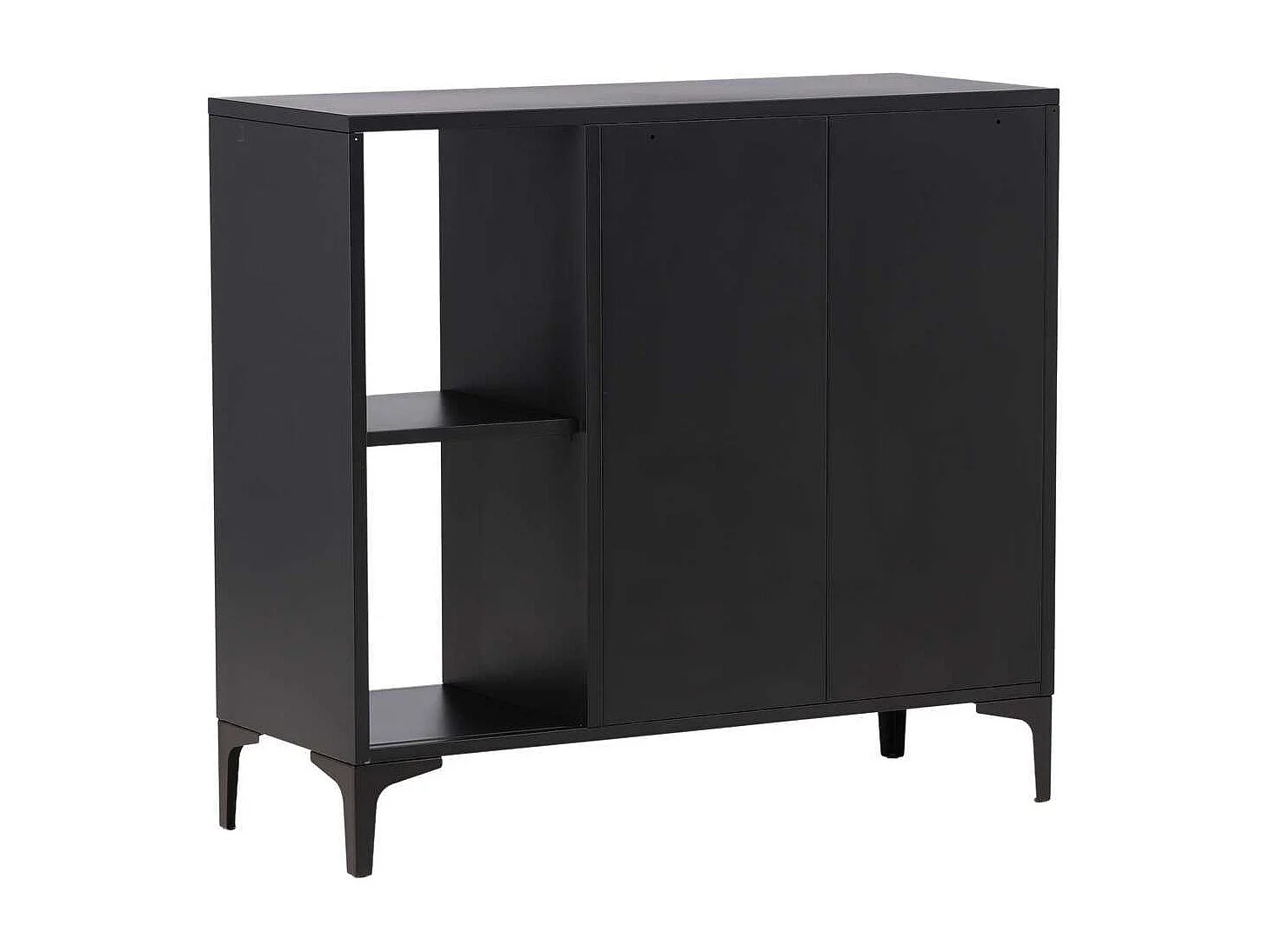 Buffet en métal noir Piring 110 x 42 x 100 cm