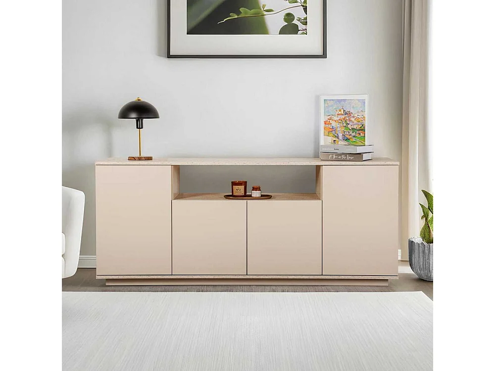 Buffet 4 portes en aggloméré Arista