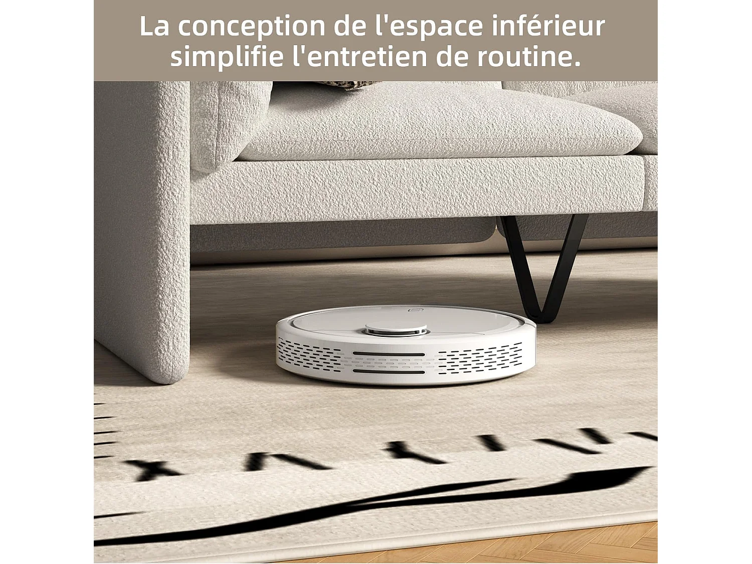 YODOLLA Canapé 2-3 Places Moderne 172 cm - Tissu Teddy Blanc, Coussin Épais, Confortable pour Salon/Chambre