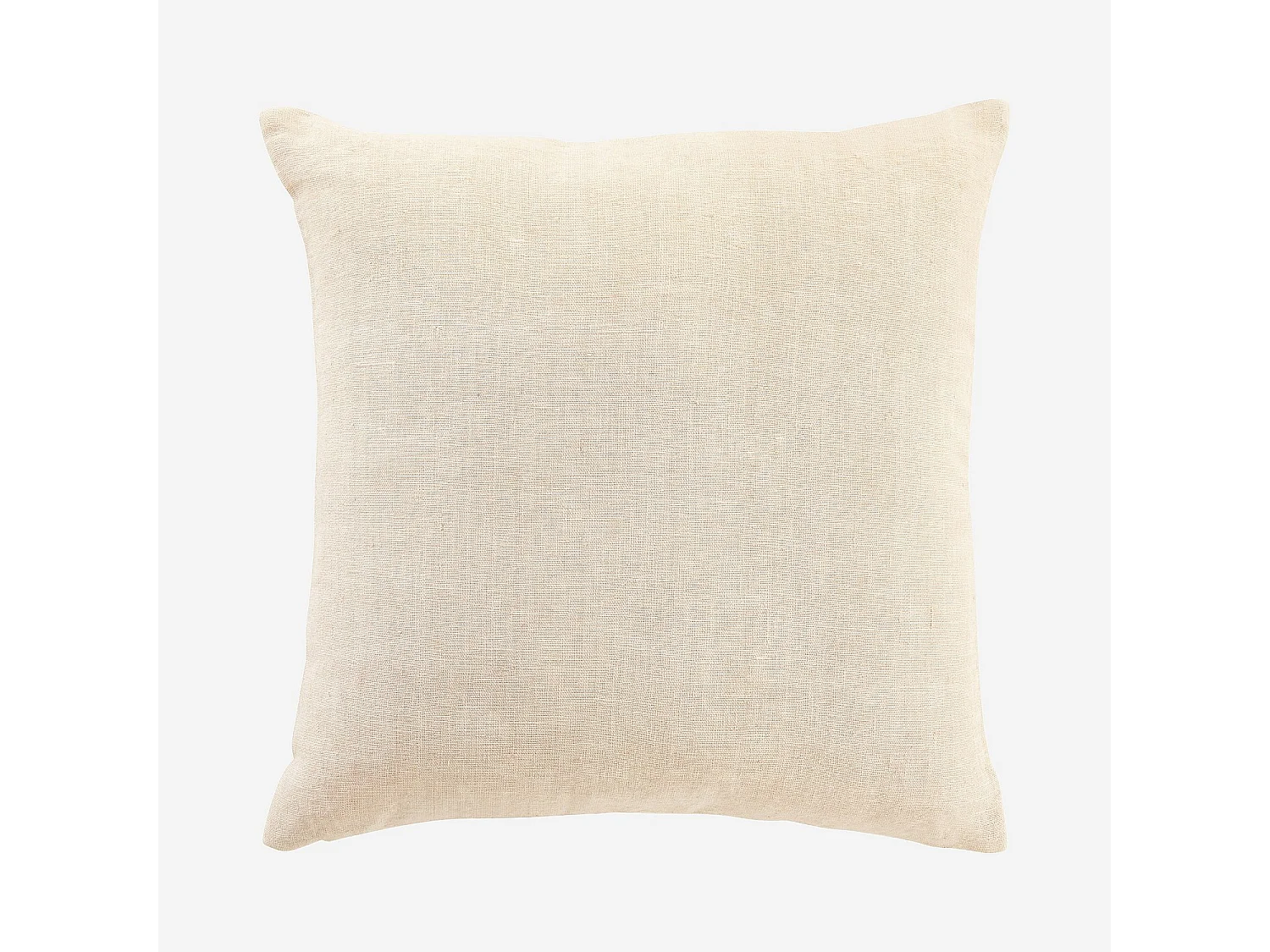 Habitat - Coussin en lin - 45 x 45 cm - Bronze, bordeaux et lilas - Design by Floriane Jacques - Bonnie