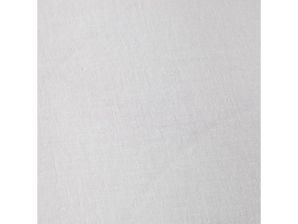 Habitat - Coussin en lin à bourdon noir - 45 x 45 cm - Blanc - Brunelle