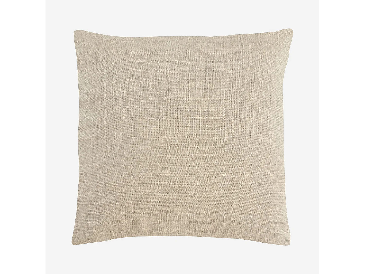 Coussin en lin - 45 x 45 cm - Vert kaki et bleu - Design by Floriane Jacques