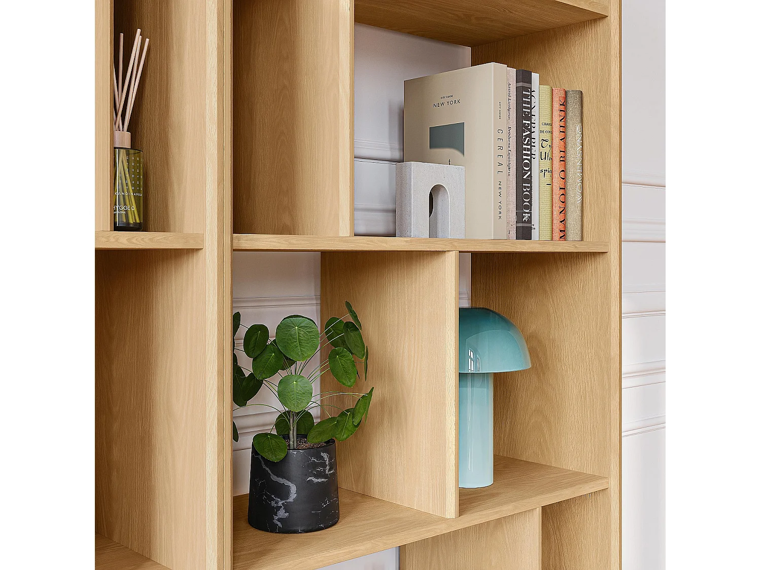 Habitat - Bibliothèque en chêne 76 x 195 cm - Naturel - Design by Hélèna Pille - Will