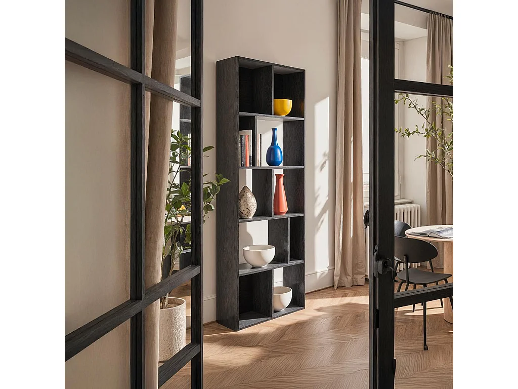 Habitat - Bibliothèque en frêne - Noir - Design by Hélèna Pille - Will