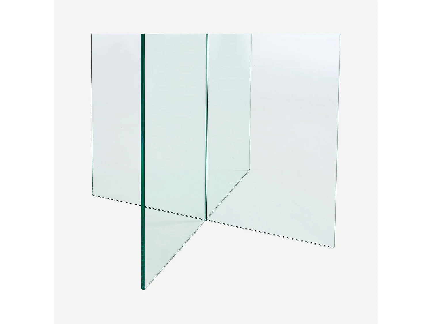 Habitat - Table ronde en verre trempé - Transparent - Design by Céline Mognon Fichet - Elory