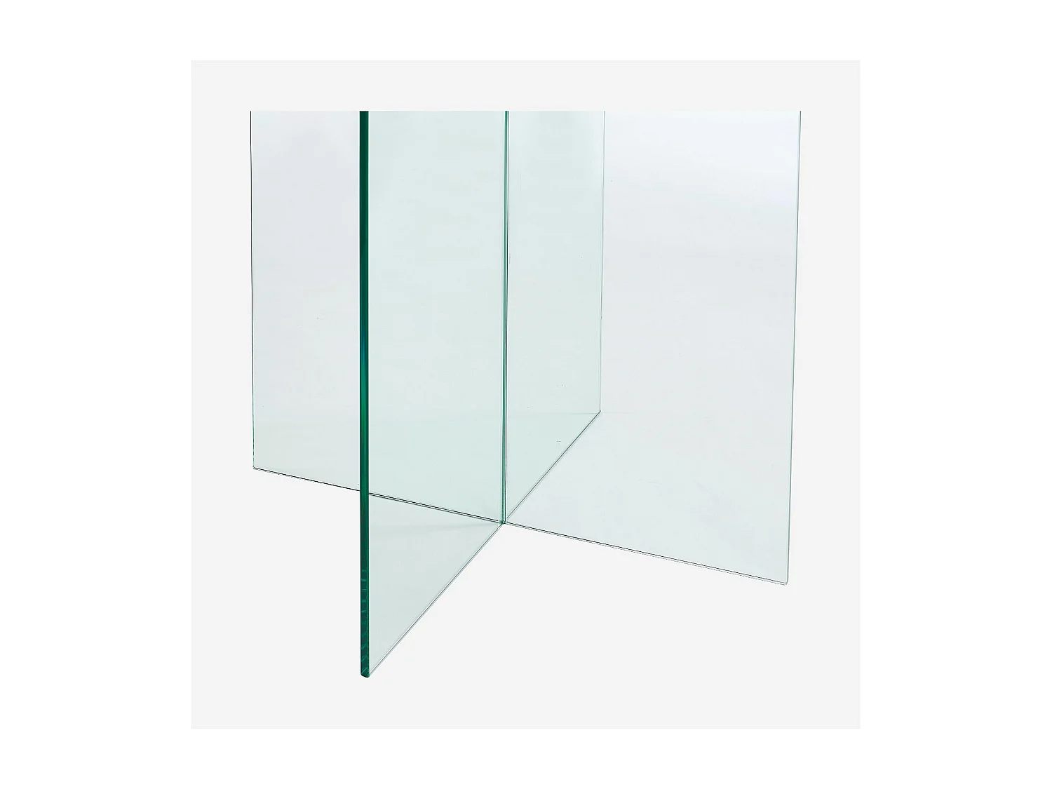 Habitat - Table ronde en verre trempé - Transparent - Design by Céline Mognon Fichet - Elory