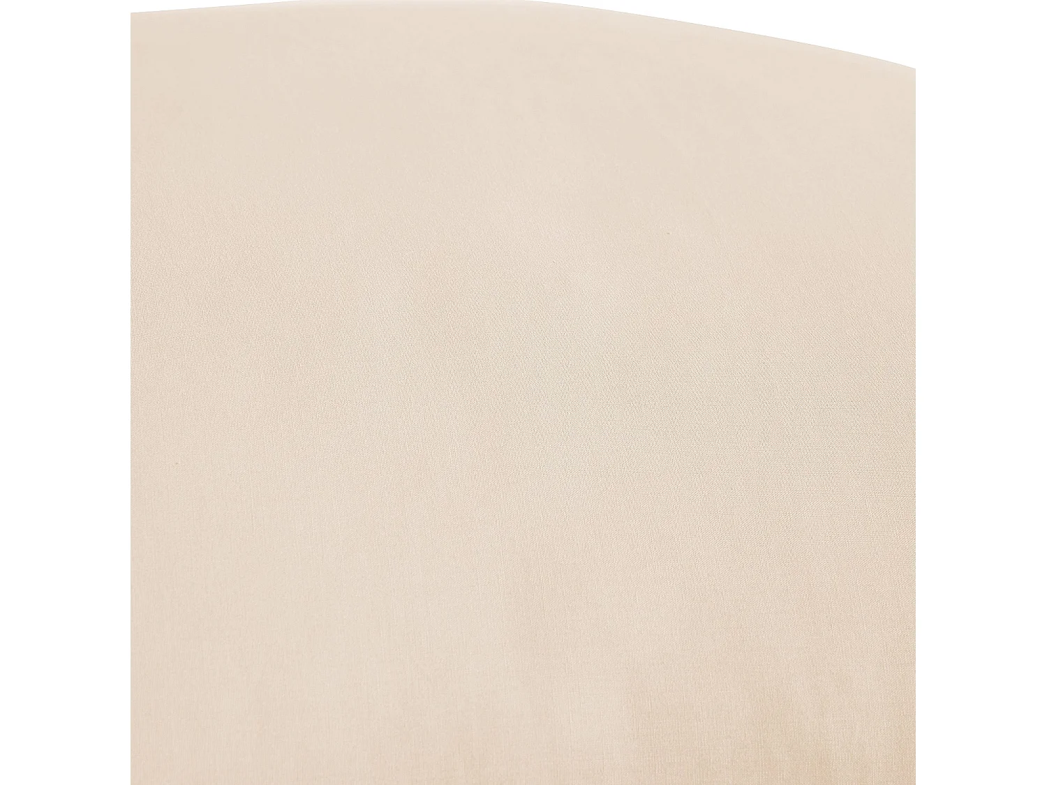 Taie d'oreiller en percale de coton - 65 x 65 cm - Ivoire