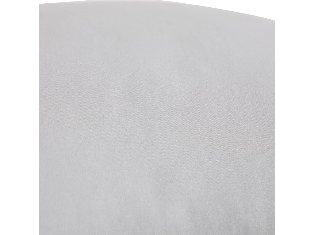 Habitat - Taie d'oreiller en percale de coton - 50 x 70 cm - Gris perle - Amance
