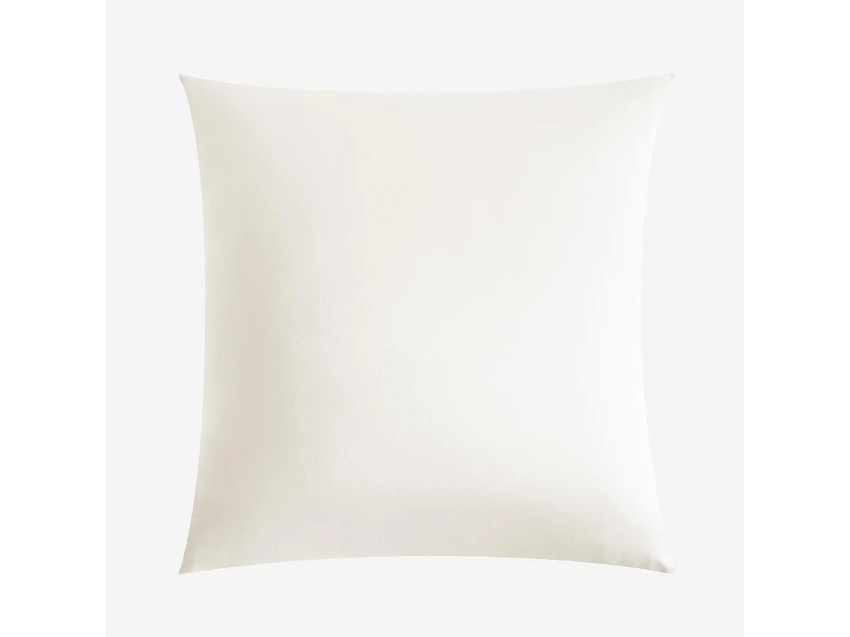 Habitat - Taie d'oreiller en satin de coton - 65 x 65 cm - Sable - Alexane