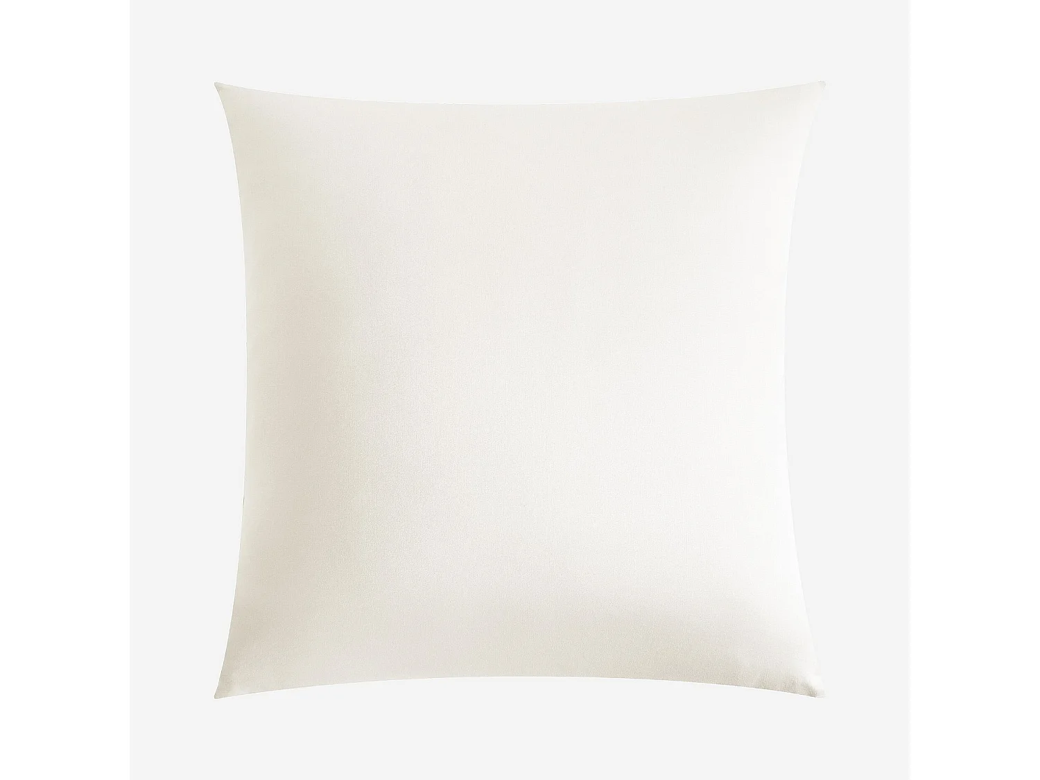 Habitat - Taie d'oreiller en satin de coton - 65 x 65 cm - Sable - Alexane