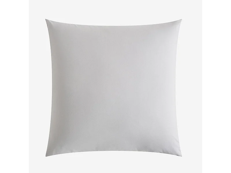 Habitat - Taie d'oreiller en percale de coton - 65 x 65 cm - Gris perle - Amance