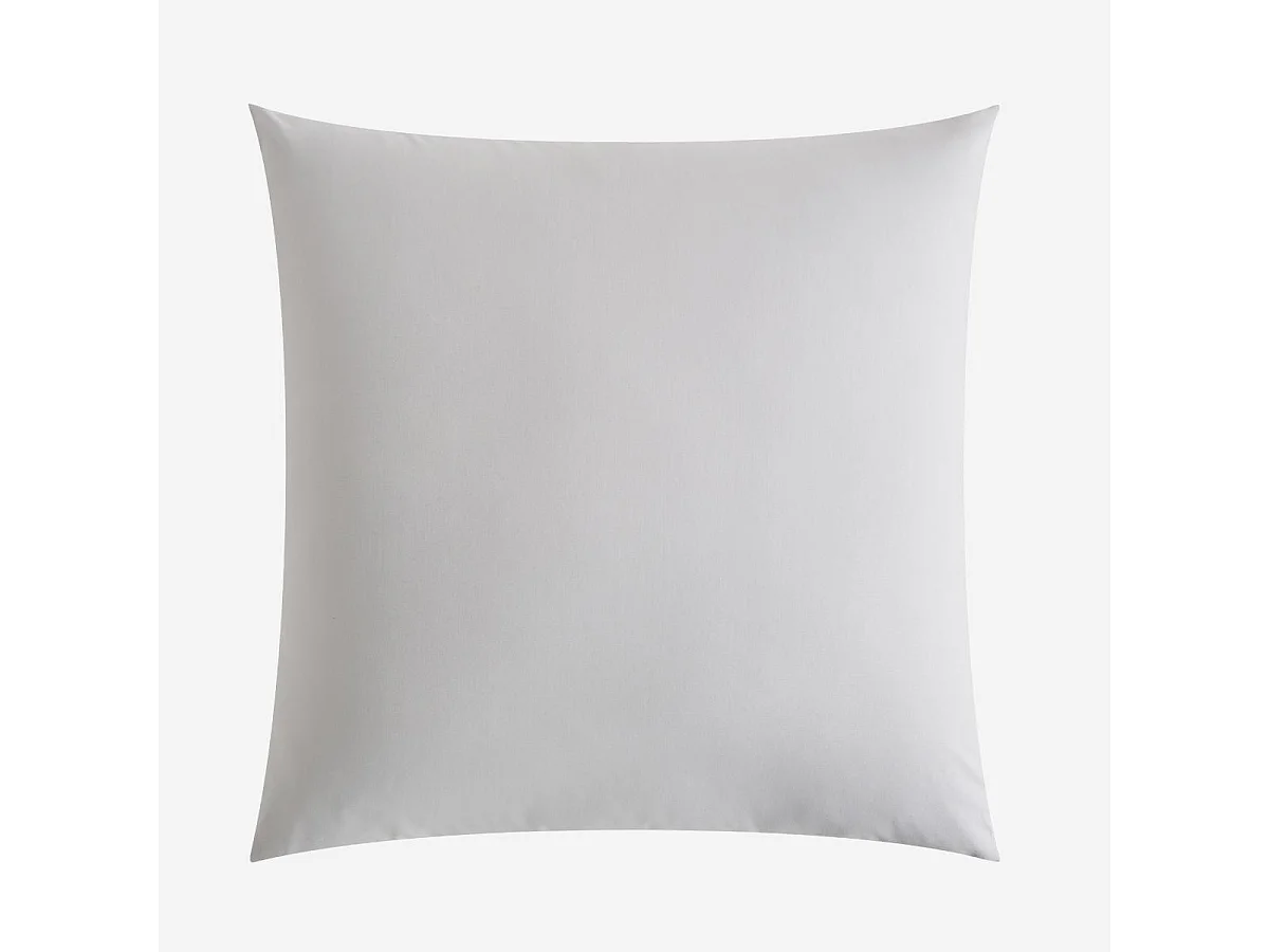 Habitat - Taie d'oreiller en percale de coton - 65 x 65 cm - Gris perle - Amance