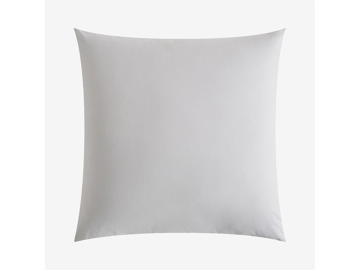 Taie d'oreiller en percale de coton - 65 x 65 cm - Gris perle