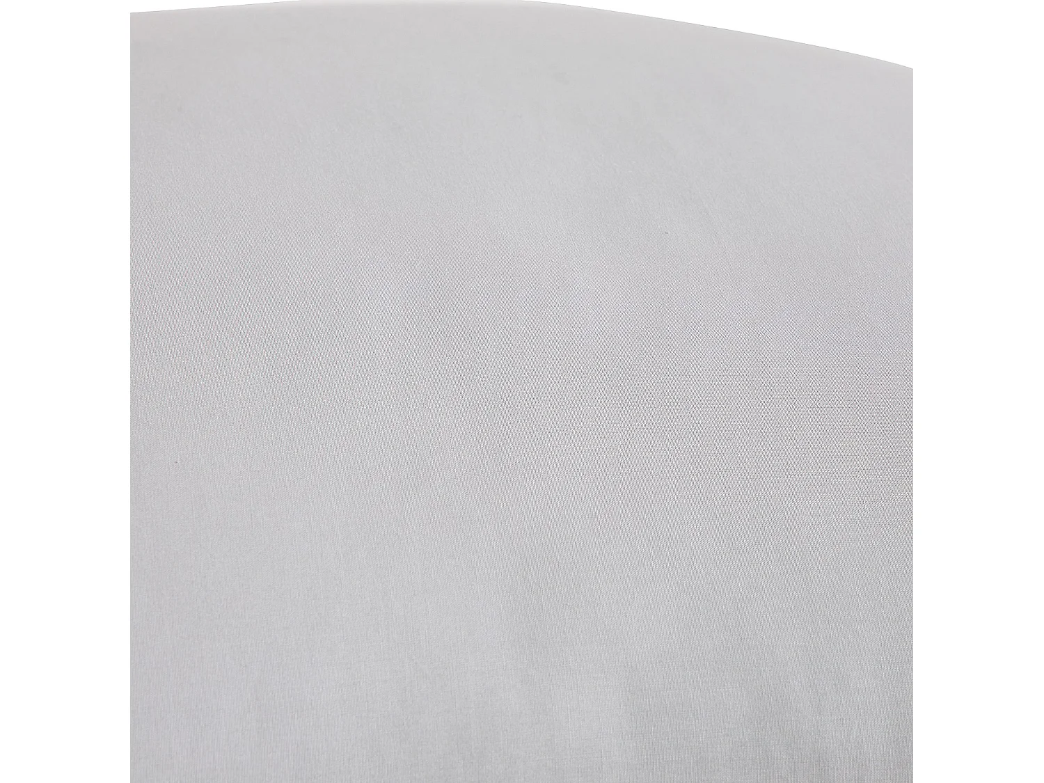 Taie d'oreiller en percale de coton - 65 x 65 cm - Gris perle
