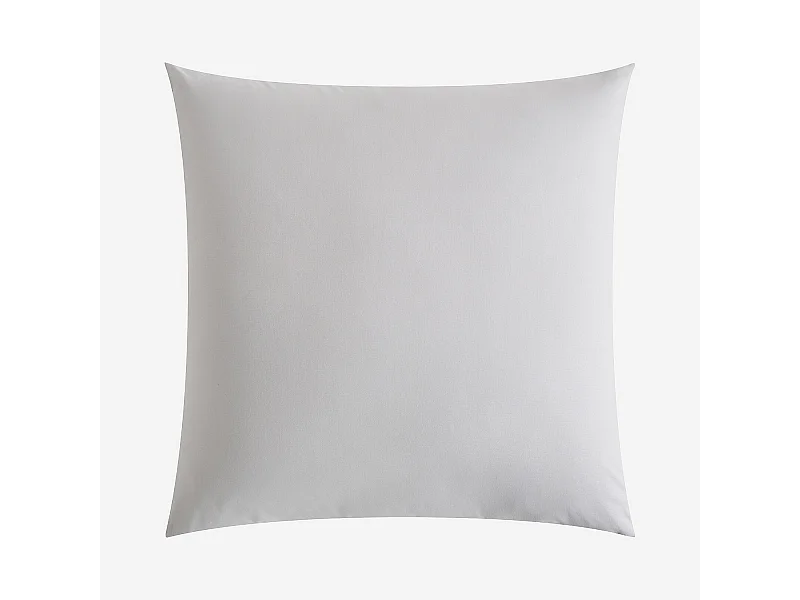 Habitat - Taie d'oreiller en percale de coton - 65 x 65 cm - Gris perle - Amance