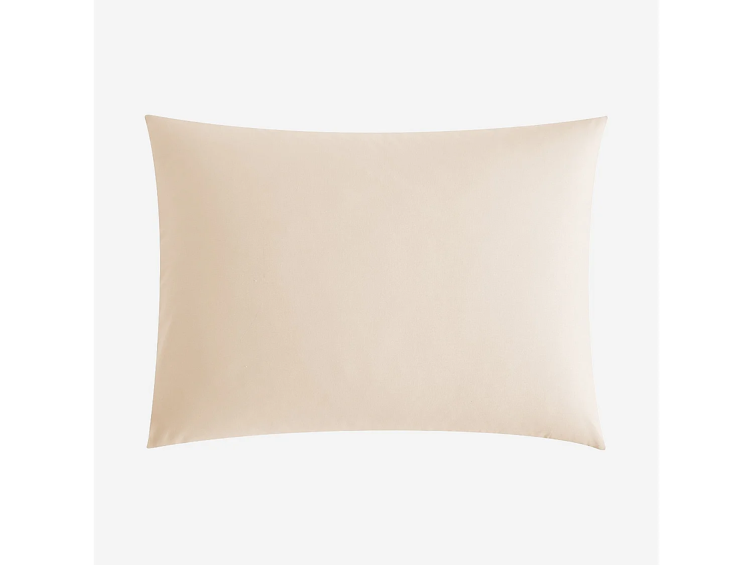 Taie d'oreiller en percale de coton - 50 x 70 cm - Ivoire