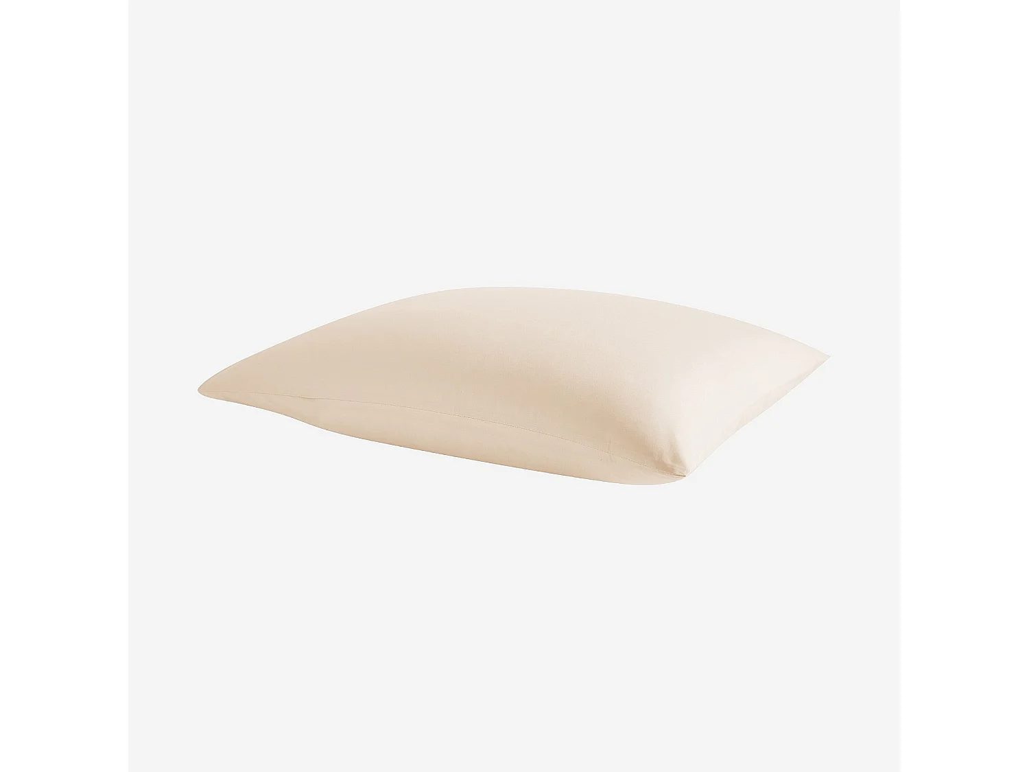 Taie d'oreiller en percale de coton - 50 x 70 cm - Ivoire