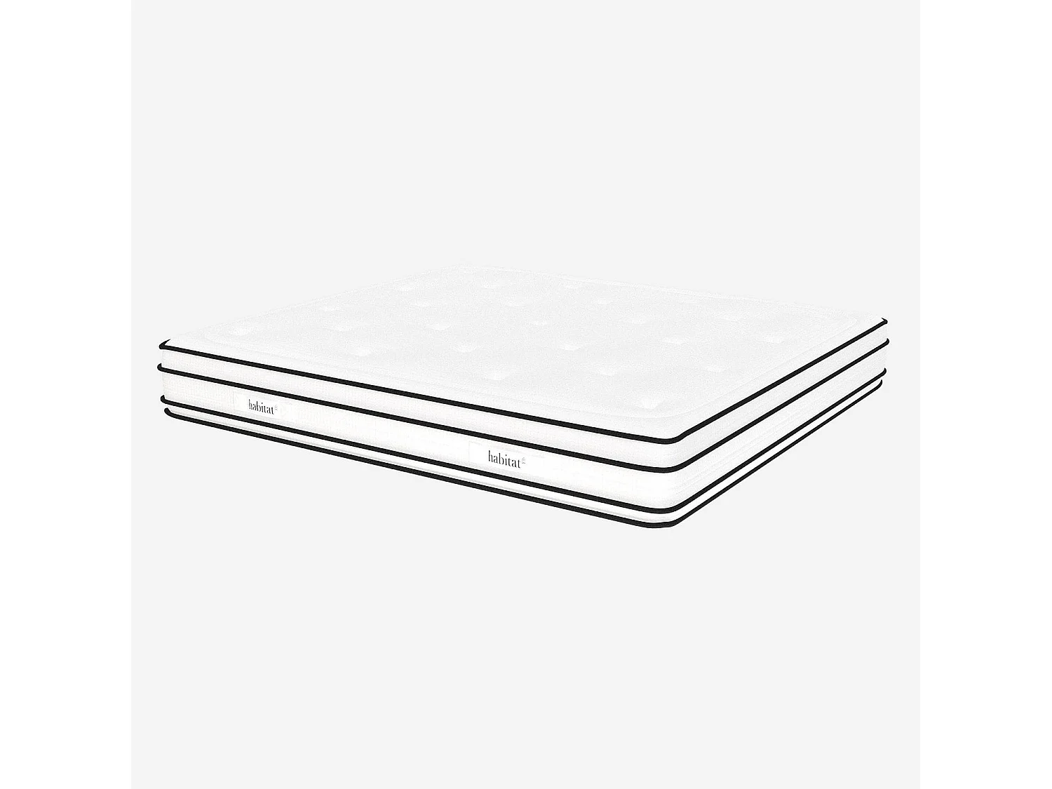 Habitat - Matelas hybride ressorts ensachés et mousse à mémoire de forme - 160 x 200 cm - Dream hybride
