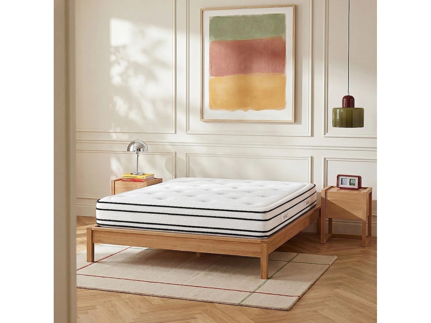 Habitat - Matelas hybride ressorts ensachés et mousse à mémoire de forme - 160 x 200 cm - Dream hybride