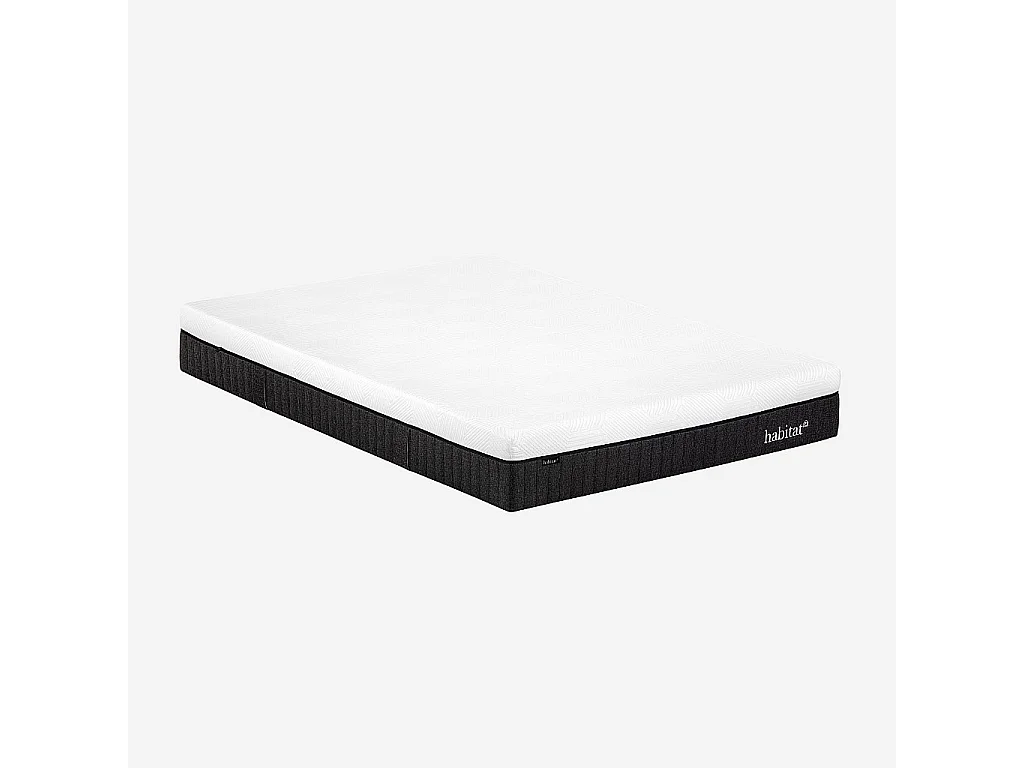 Habitat - Matelas hybride déhoussable ressorts ensachés et mousse à mémoire de forme - 140 x 200 cm - Hybride genese