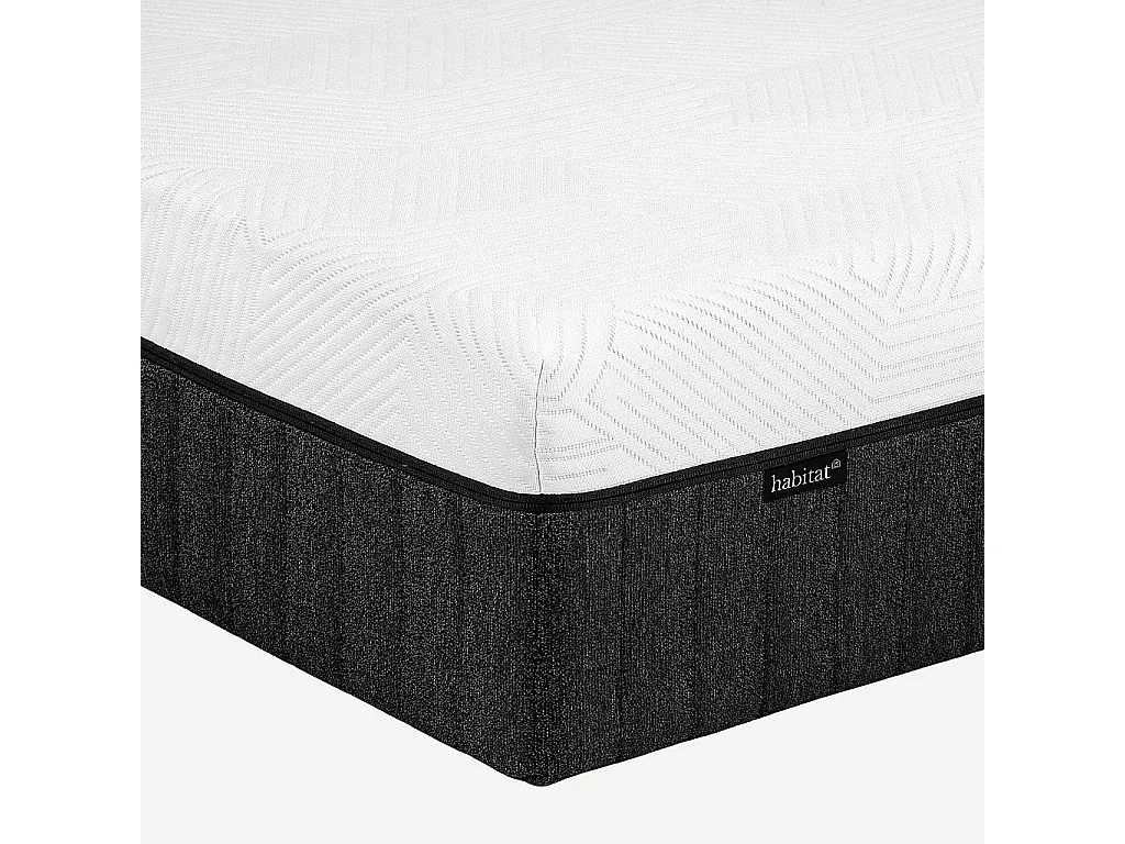 Habitat - Matelas hybride déhoussable ressorts ensachés et mousse à mémoire de forme - 160 x 200 cm - Hybride genese