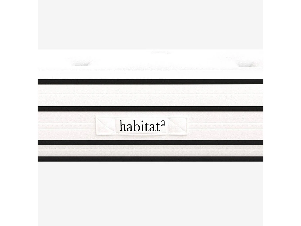 Habitat - Matelas hybride ressorts ensachés et mousse à mémoire de forme - 90 x 200 cm - Hybride