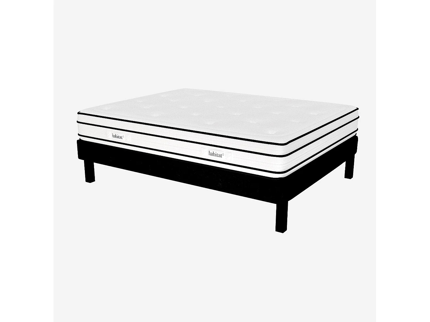 Habitat - Matelas hybride ressorts ensachés et mousse à mémoire de forme - 140 x 200 cm - Dream hybride