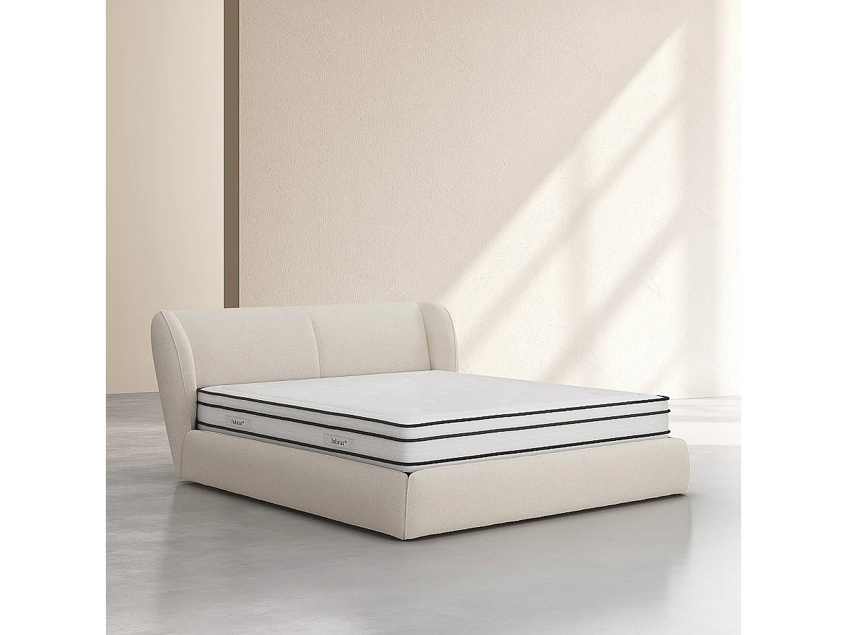 Habitat - Matelas hybride ressorts ensachés et mousse à mémoire de forme - 180 x 200 cm - Hybride
