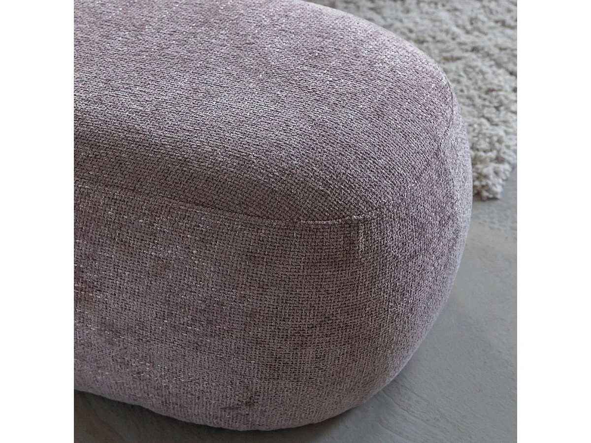 Banc en tissu lilas Lola