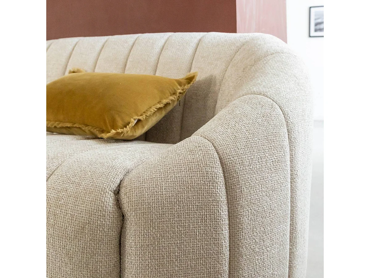 Canapé en tissu écru Axel