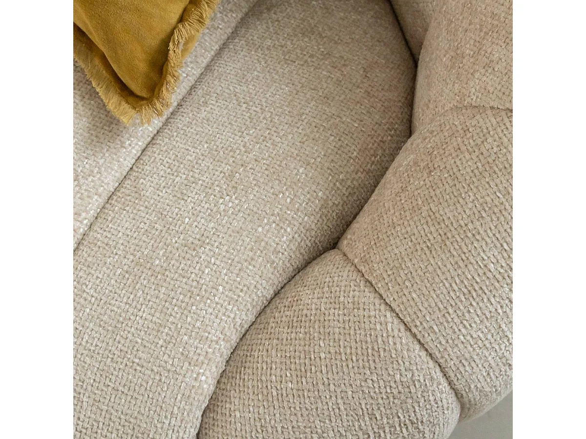 Canapé en tissu écru Axel
