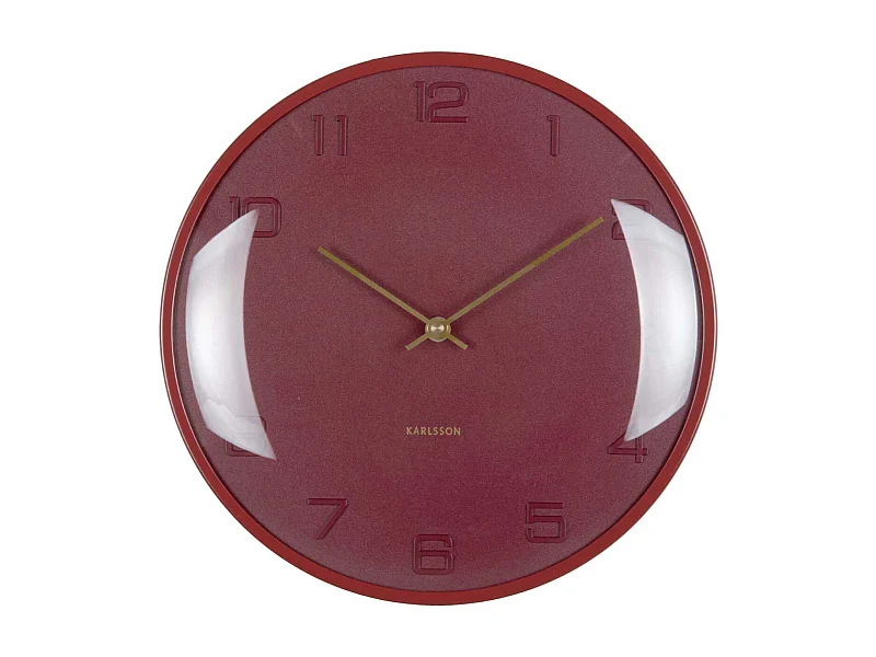 Horloge murale en métal Fuerte Dome