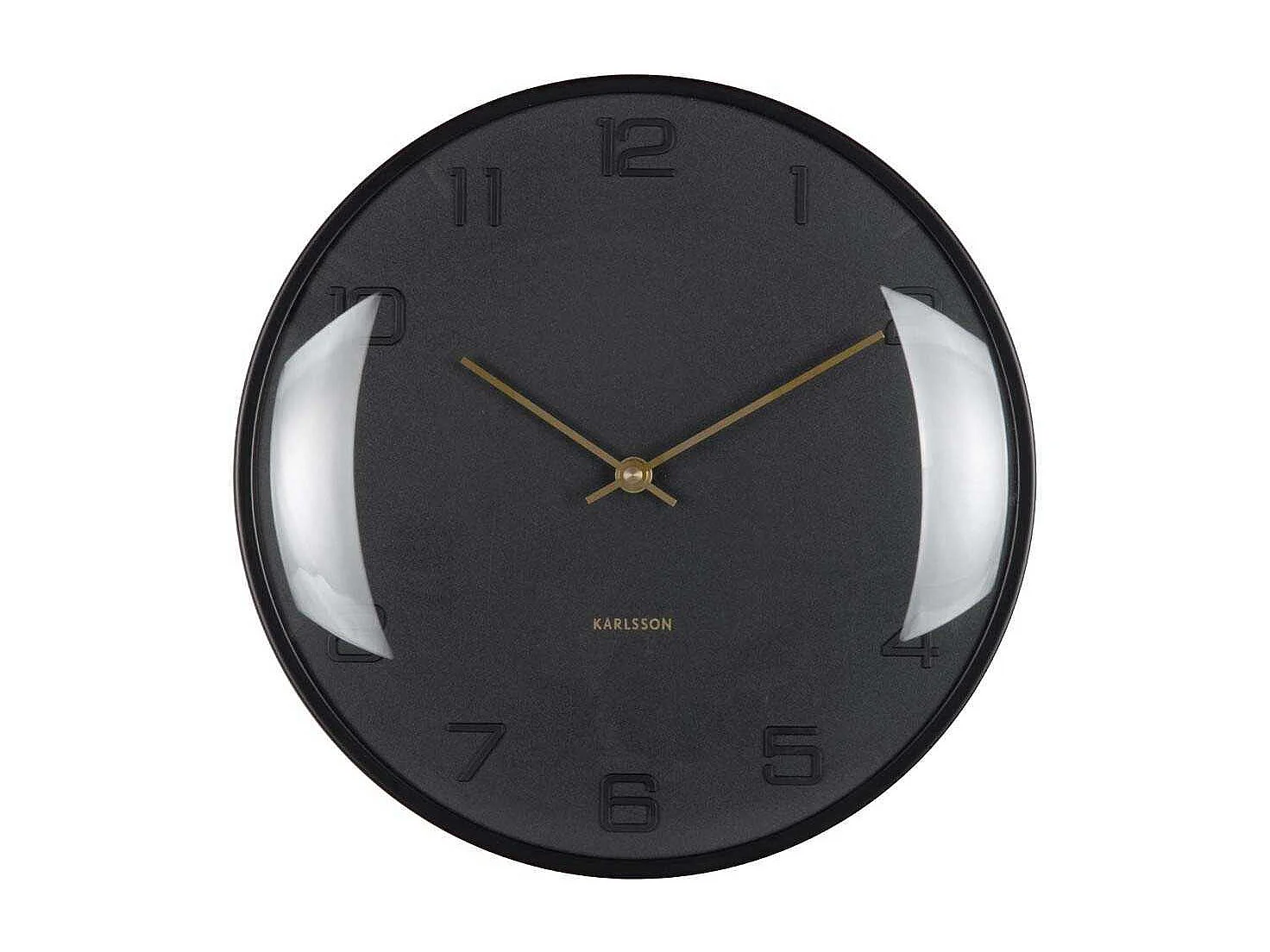 Horloge murale en métal Fuerte Dome