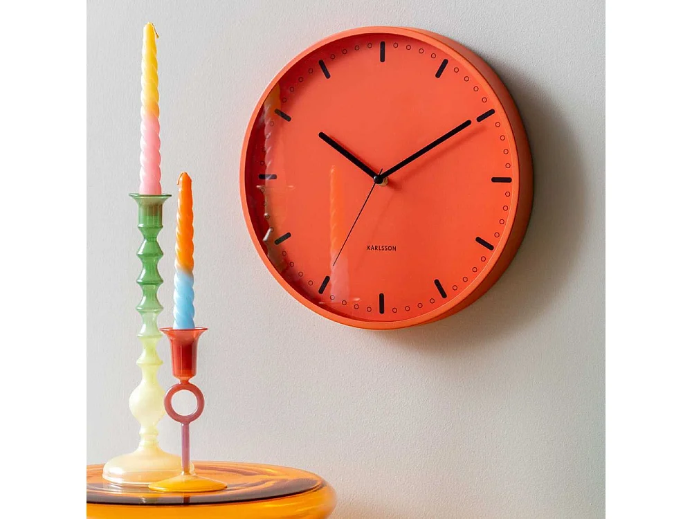 Horloge murale en aluminium Cool Retro