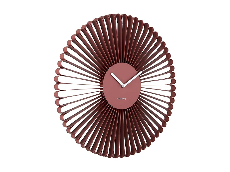 Horloge murale en métal Cascara