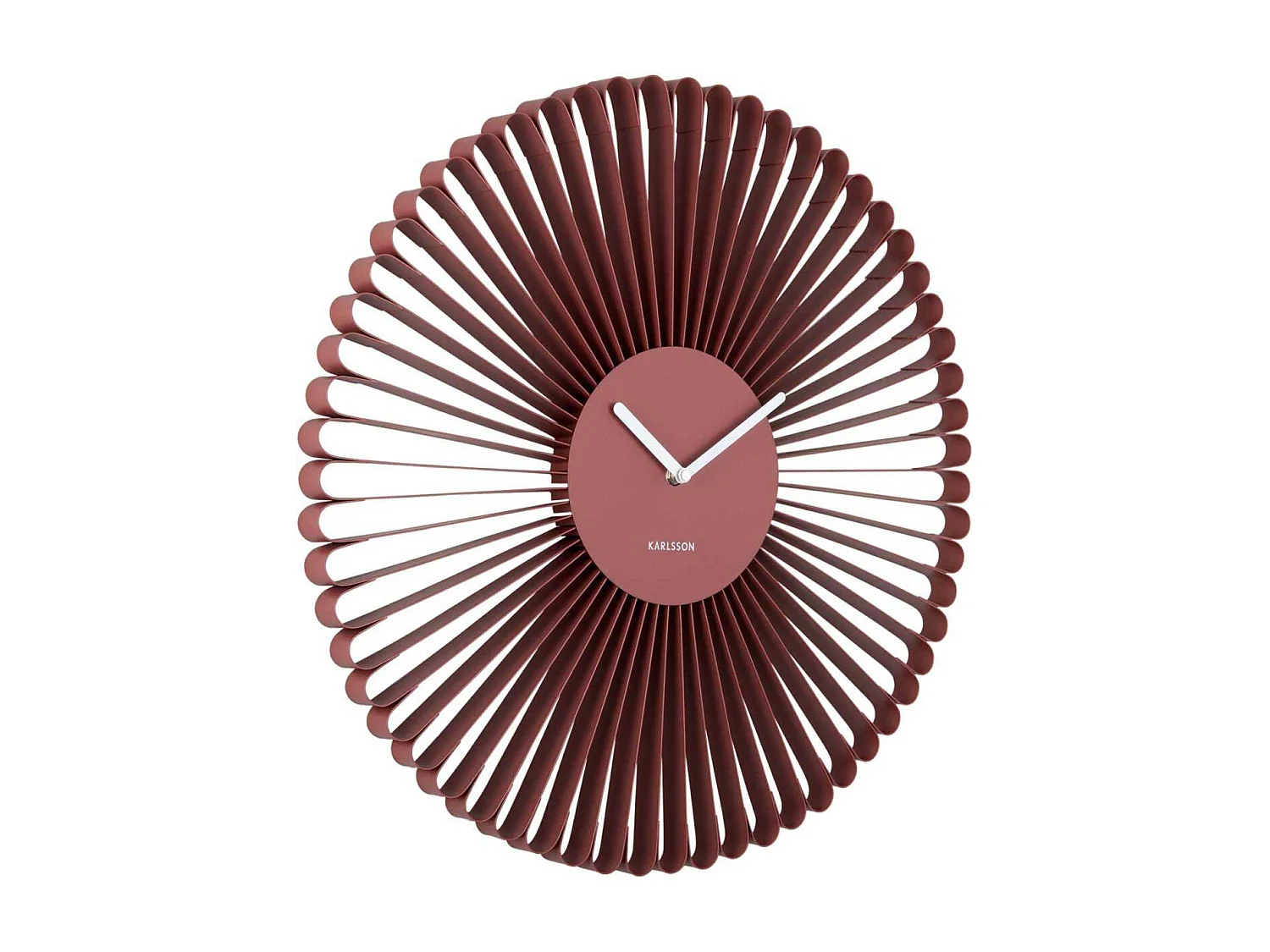 Horloge murale en métal Cascara