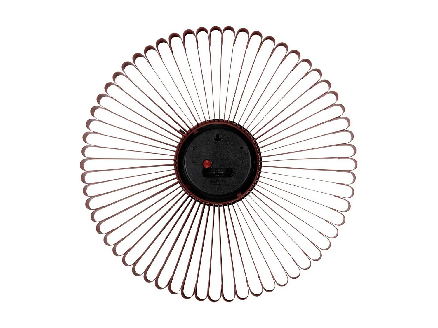 Horloge murale en métal Cascara