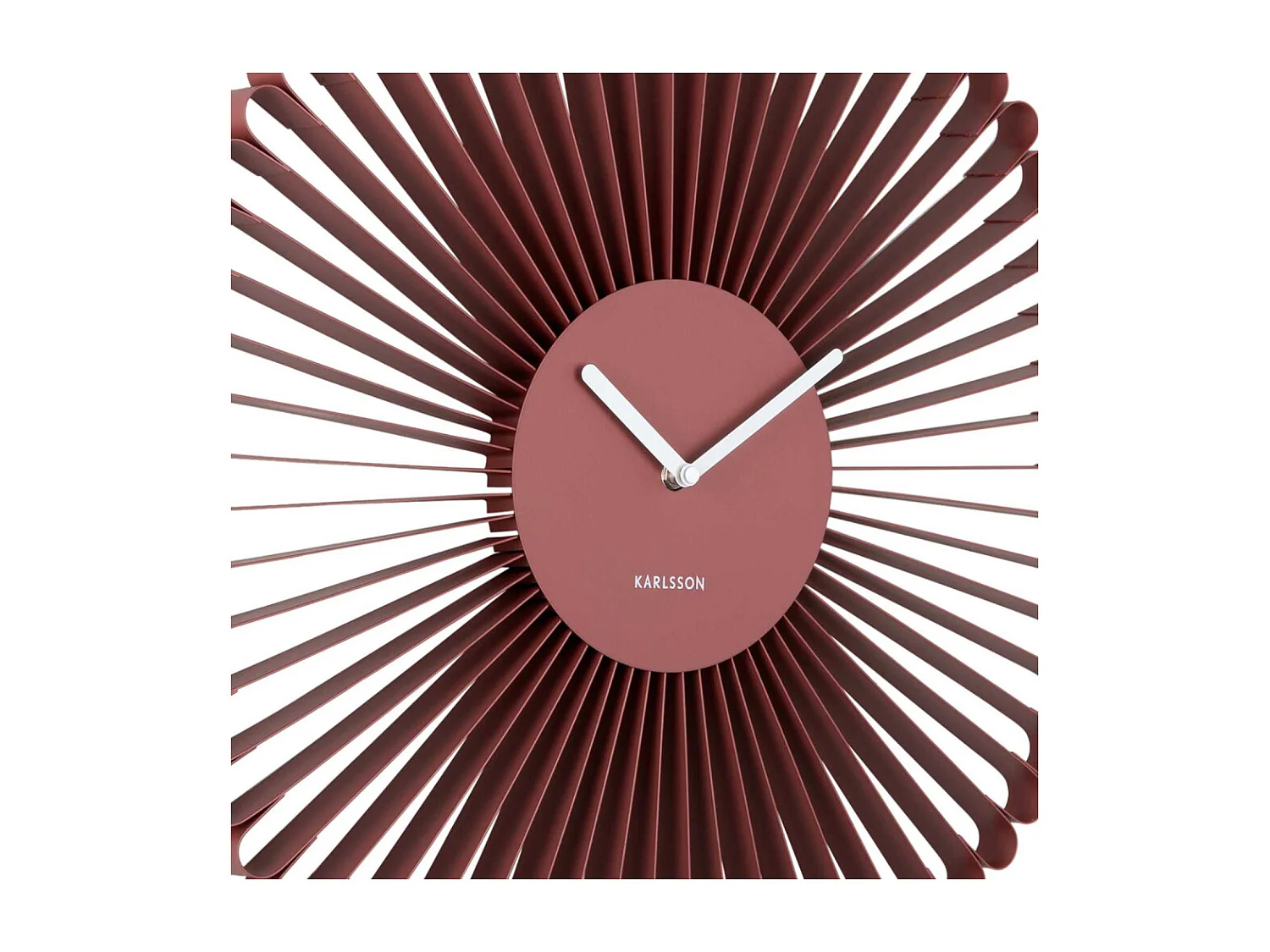 Horloge murale en métal Cascara