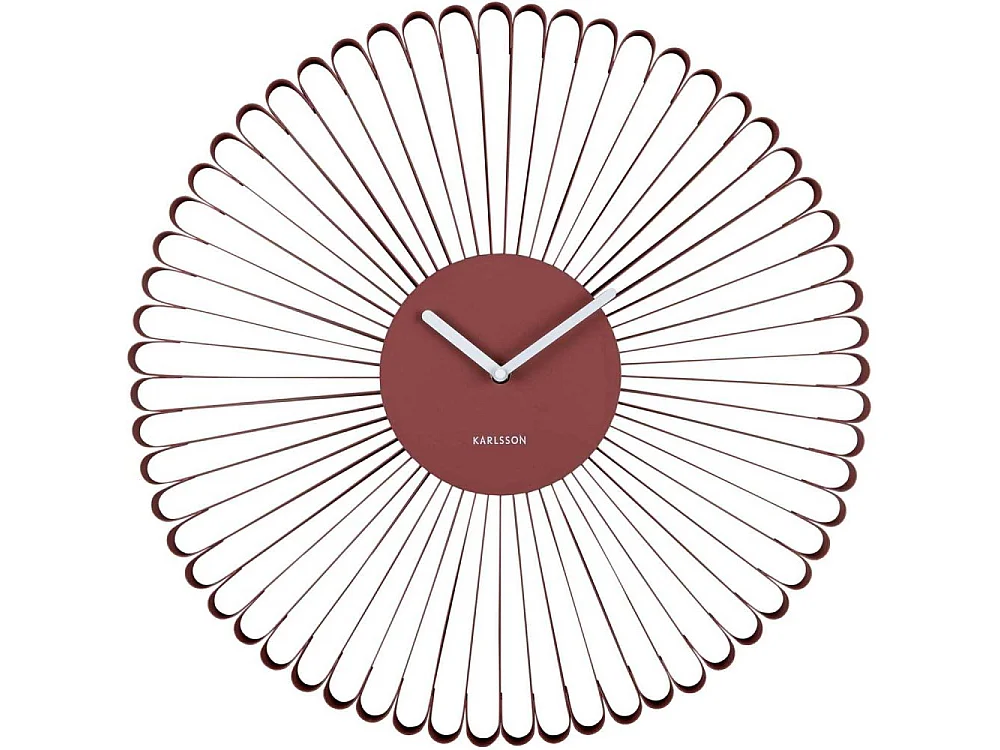 Horloge murale en métal Cascara