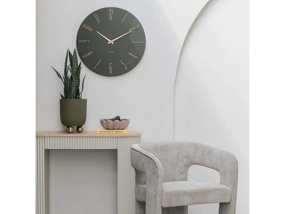 Horloge murale en métal Esmerado 60 cm