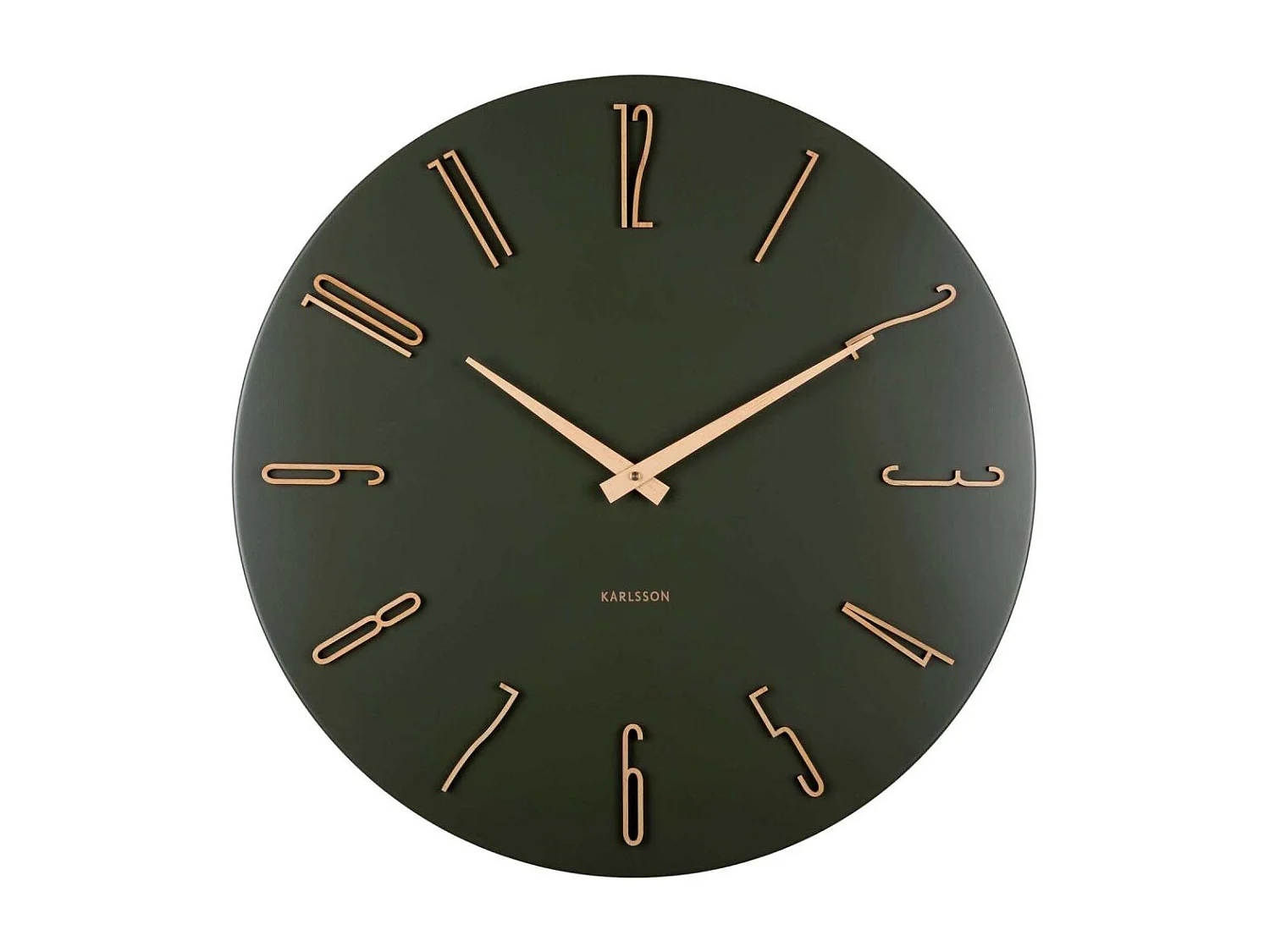 Horloge murale en métal Esmerado 60 cm