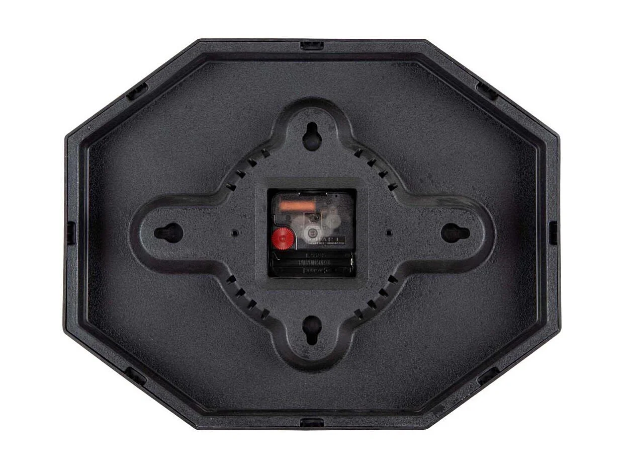 Horloge murale octogonale en résine Factory