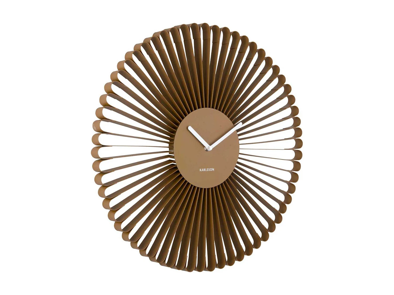 Horloge murale en métal Cascara